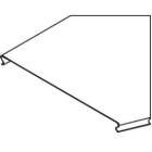 DIETZEL - DIE078550 Rinnenbogendeckel, 45A^, 400 mm, tauchfe