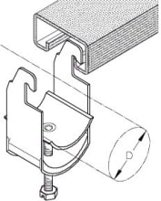 DIETZEL - DIE079385 Kabelschelle,fA1/4r A40-44mm,C-Profil,S