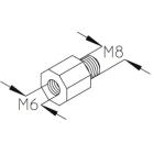DIETZEL - DIE020441 Reduziergewinde, M8/6, Edelstahl (V2A)