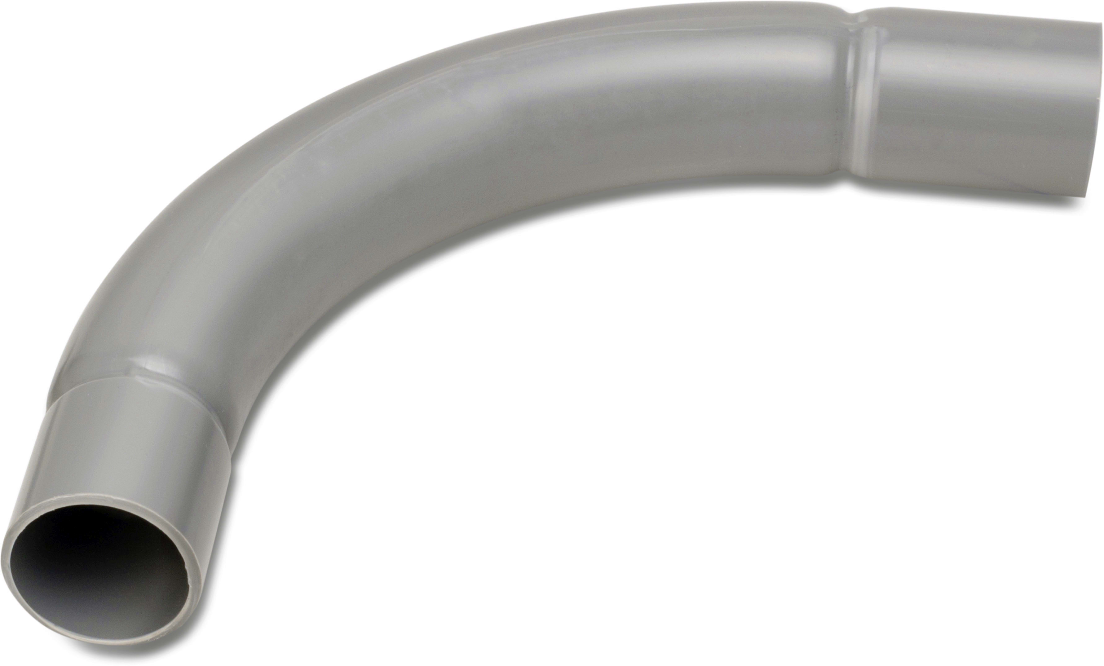 DIETZEL - DIE020620 PVC-Steckbogen, A 50 mm, 90A^, gesickt,