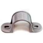 DIETZEL - DIE020571 PVC-Schelle, A 16 mm, zweilappig, grau