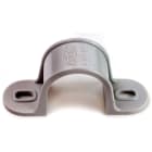 DIETZEL - DIE020577 PVC-Schelle, A 63 mm, zweilappig, grau