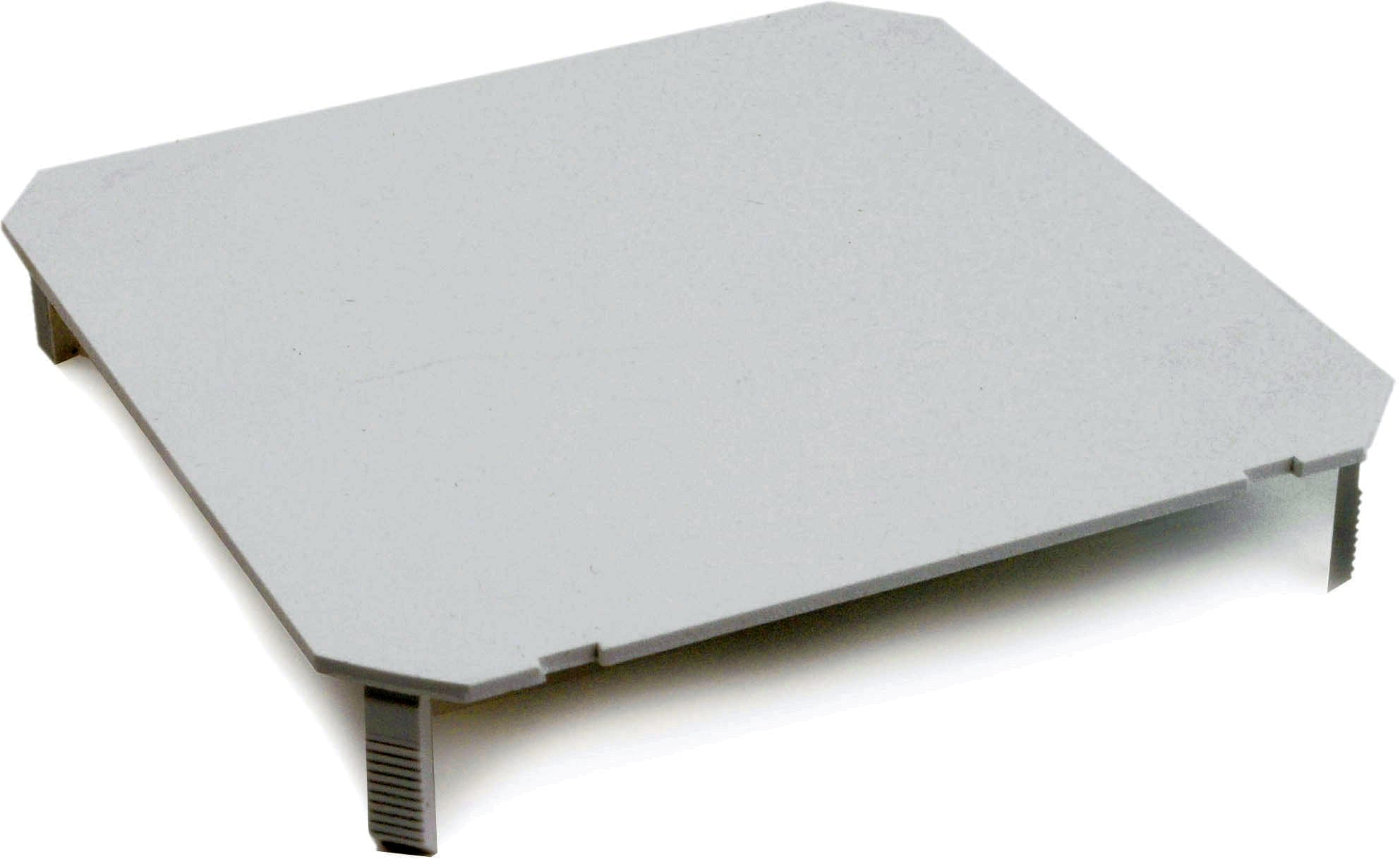 DIETZEL - DIE020856 PVC-Tapetendeckel, 75x75 mm, weiA