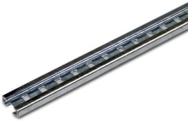 DIETZEL - DIE082346 Stahl-Hohlschiene, roh, gelocht, 2 m