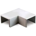 DIETZEL - DIE023003 Flachwinkel, 40x40 mm, fA1/4r MIK, weiA