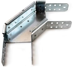 DIETZEL - DIE078495 Rinnenbogen, 90A^, 400x110 mm, inkl. 4x