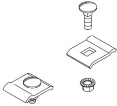 DIETZEL - DIE078000 Klemmbefestigungsset, 2x FRSV 6x16E, 2x