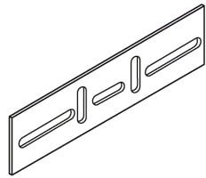 DIETZEL - DIE078665 Rinnenverbinder, 45x176 mm, inkl.Schraub