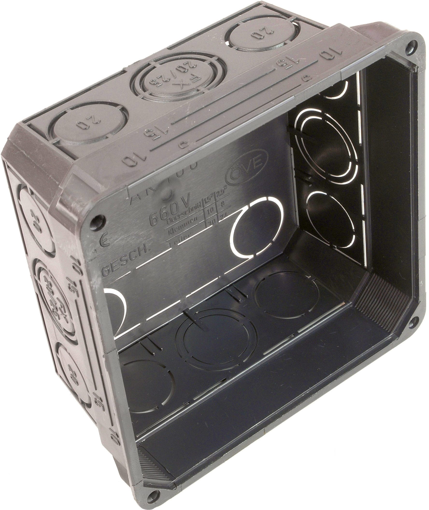 DIETZEL - DIE020924 Abzweigkasten, UP, 75x75x50 mm, halogenf