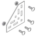 DIETZEL - DIE043502 Knotenblech, inkl. Schrauben+Mutter, tau