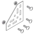 DIETZEL - DIE043502 Knotenblech, inkl. Schrauben+Mutter, tau