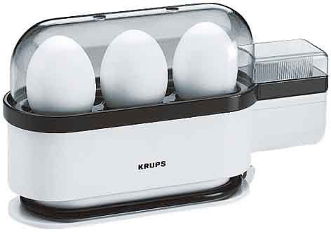 Krups - KEUF234 Eierkocher f. 3 Eier 300W ws