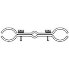 DEVI - DEI19406008 Entlastungsschelle Fallrohr doppelt Inh.