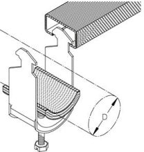 DIETZEL - DIE079448 Kabelschelle,f. A48-52mm,C-Profil,Schli
