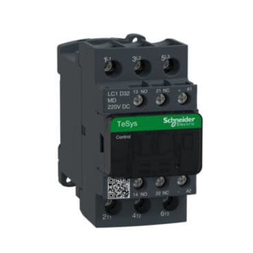 SCHNEIDER ELECTRIC - SNRLC1D386BDS207 CONTATTORE 38A 24VDC CAP OC