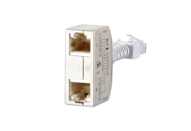 Metz - MEZ130548-02-E CAT5 Cable Sharing Adapter geschirmt Tel/Ethe