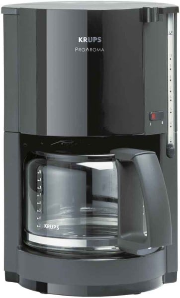KRUPS - KEUF30908 Kaffeeautomat 10Tassen Glaskanne sw