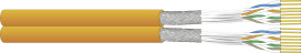 DATWAYLER - DAT18291200DL Datenkabel Kat7 S/FTP duplex 2x(4x2xAWG2