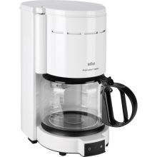 BRAUN - BRA0X13211051 Kaffeeautomat,10T.,1000W,Glaskanne,weiss
