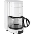 BRAUN - BRA0X13211051 Kaffeeautomat,10T.,1000W,Glaskanne,weiss
