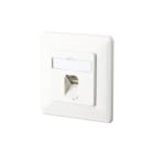 Metz - MEZ130C371002-I Datendose Kat.6A 1xRJ45 UP LSA+ RAL9010