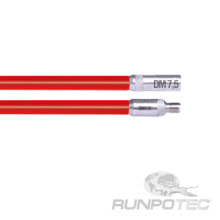 RUNPOTEC - RUN10045 Kabel Schubstangen RunpoStick rot/hart 2