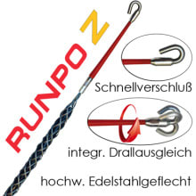 RUNPOTEC - RUN20273 RunpoZ 6-9mm Kabelziehstrumpf