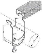 DIETZEL - DIE013473 Kabelschelle, fA1/4r A 48-52 mm, C-Prof