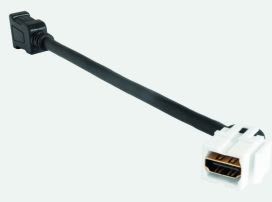 RUTENBECK - RUTN170 106 52 HDMI-Keystone (Buchse/Buchse), mit Kabel