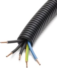 DIETZEL - DIE100330 HFT-Panzerflexrohr,A20mm,biegs.,vorverd