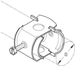 DIETZEL - DIE034194 Kabelschelle, fA1/4r A 20-24 mm, zur Wa