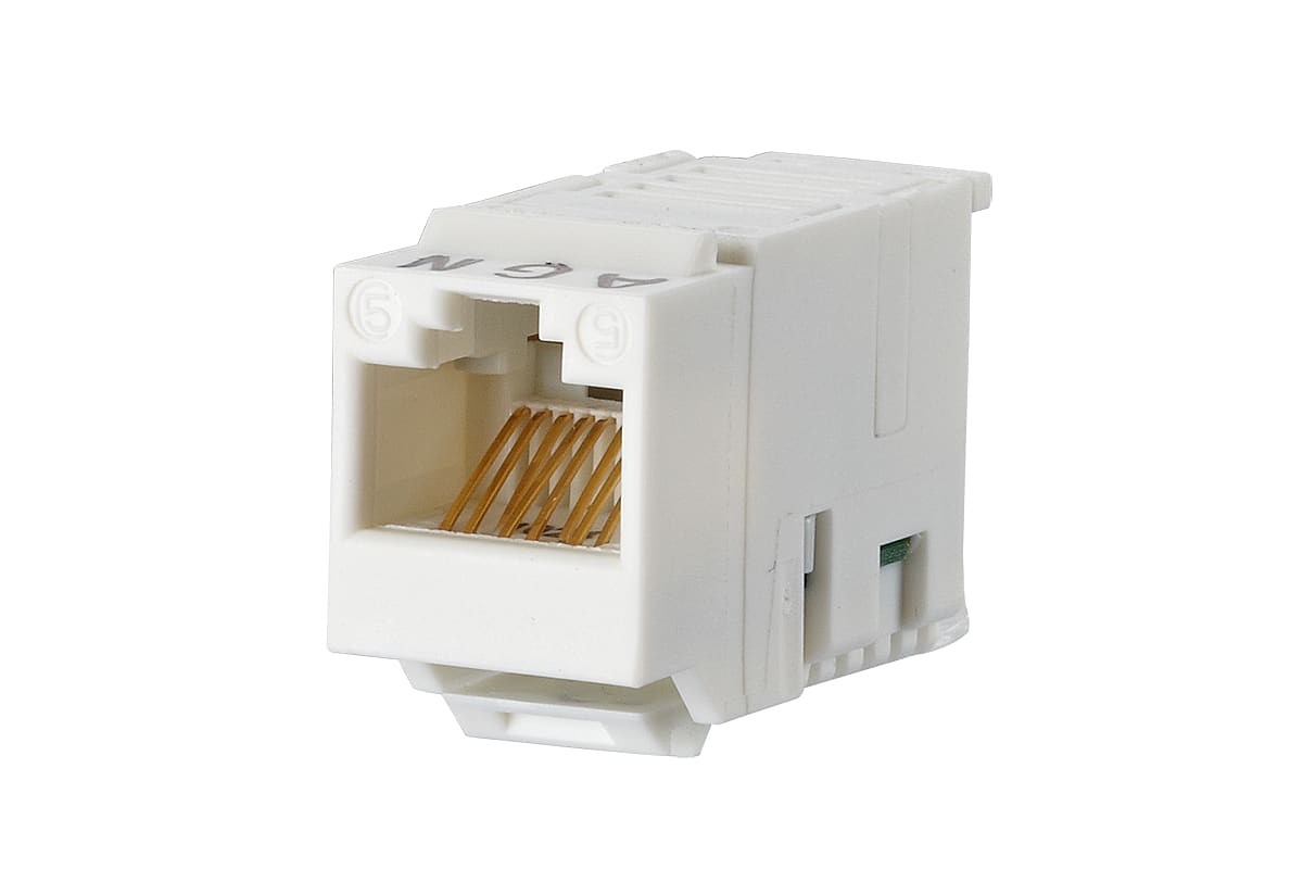 Metz - MEZ130A08-I-B1 UTP modul Cat.5e perlweiA RAL1013