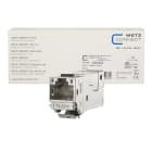 Metz - MEZ130910KZ E-DATmodul Kat.6A 1xRJ45 Modul Bauform K