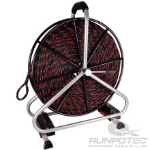 RUNPOTEC - RUN10169 ZUGSEIL POLYESTER A8MM 120M inkl HASPEL