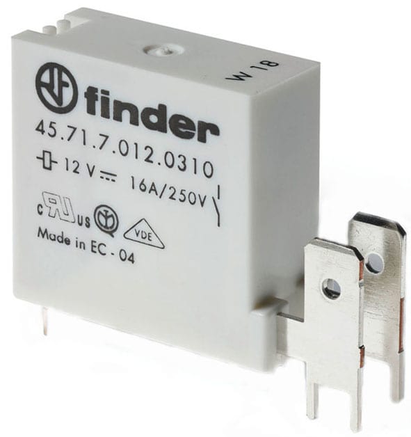 FINDER SPA - FIN457170061310 MINI RELE PER C.S. + FASTON 250 1NO