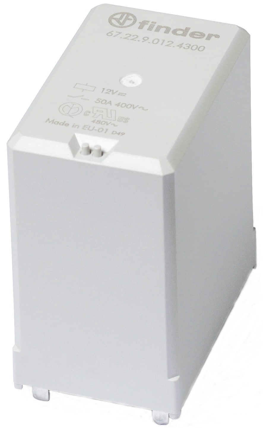 FINDER SPA - FIN672290244300 RELÈ DI POTENZA C.S. 2 CONTATTI 50A