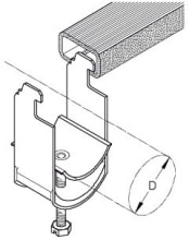 DIETZEL - DIE003635 Kabelschelle, fA1/4r A 64-70 mm, C-Prof
