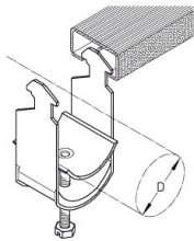 DIETZEL - DIE079412 Kabelschelle, fA1/4r A20-24mm, C-Profil