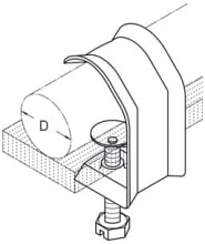 DIETZEL - DIE057370 Kabel- und Rohrhalter, fA1/4r bis 28 mm,