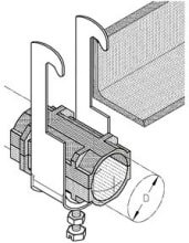 DIETZEL - DIE079544 Hochfrequenz-Kabelschelle,fA1/4r 7/8'',W