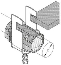 DIETZEL - DIE079569 Hochfrequenz-Kabelschelle,fA1/4r 1/2'',F