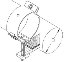 DIETZEL - DIE079637 Hochfrequenz-Kabelschelle,f. A128mm,80m