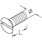 DIETZEL - DIE079688 Senkschraube, A 8 mm, 10 mm, Edelstahl