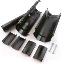 DIETZEL - DIE085397 PVC-Reparatur-Halbrohr-Bogen, A 50 mm,