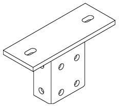 DIETZEL - DIE077538 Kopfplatte fA1/4r zwei Konsolhalter, 120