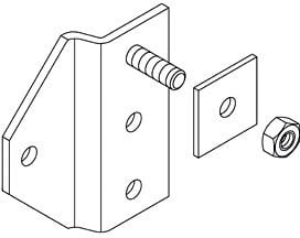 DIETZEL - DIE077553 Winkellasche,140mm,inkl.1x FRS 12x30F/1x
