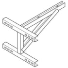 DIETZEL - DIE077982 Wandkonsole, sehr schwer, 200x150x280 mm