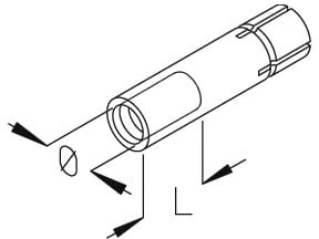 DIETZEL - DIE078769 Schlaganker, randlos, A 10 mm, 13-19 mm