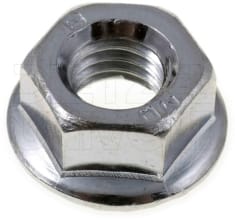 DIETZEL - DIE078792 Sechskantmutter, mit Flansch, A 6 mm, 5