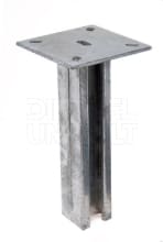 DIETZEL - DIE022675 Deckenkonsolhalter, doppelt, 40x22x600 m